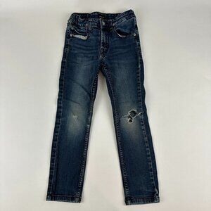 Hudson Jeans Boys Size 6 Blue Denim Distressed